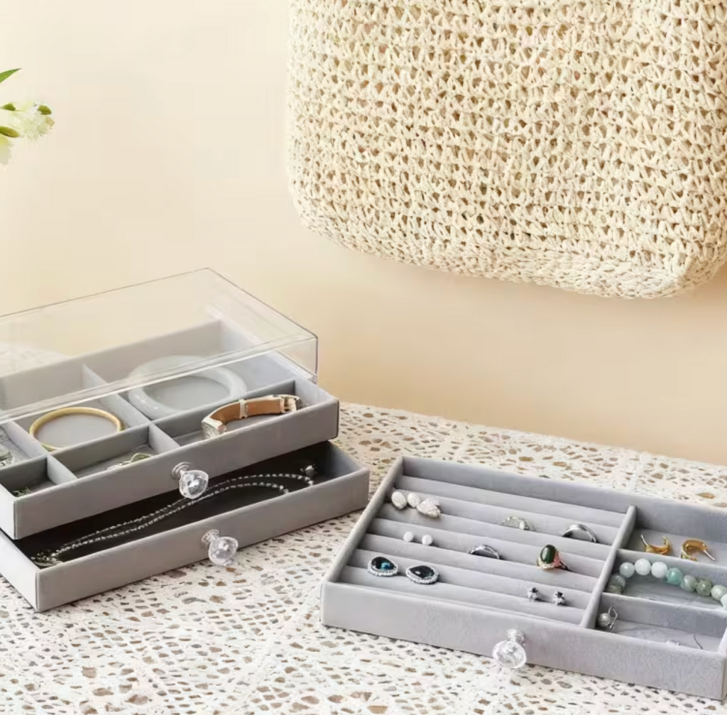 Velora™ Luxury Multi-Layer Jewelry Organizer - Classic Drawer Edition