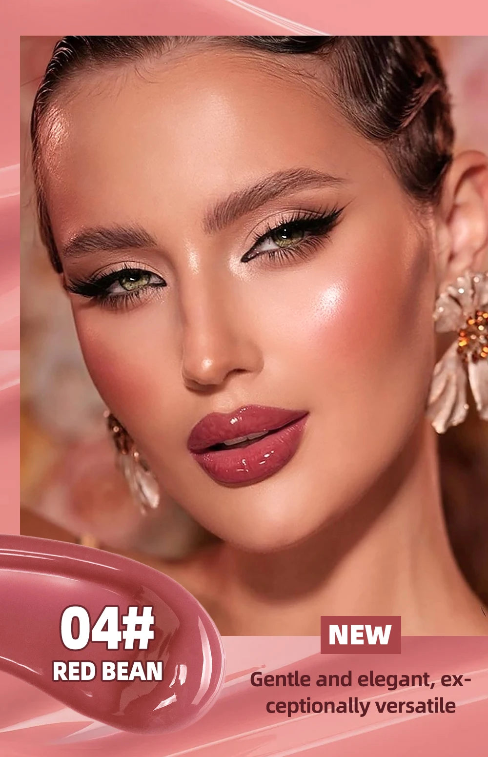 Velora™ Mirror Pearl Lip Gloss - Long-Lasting Moisturizing Jelly Lip Glaze