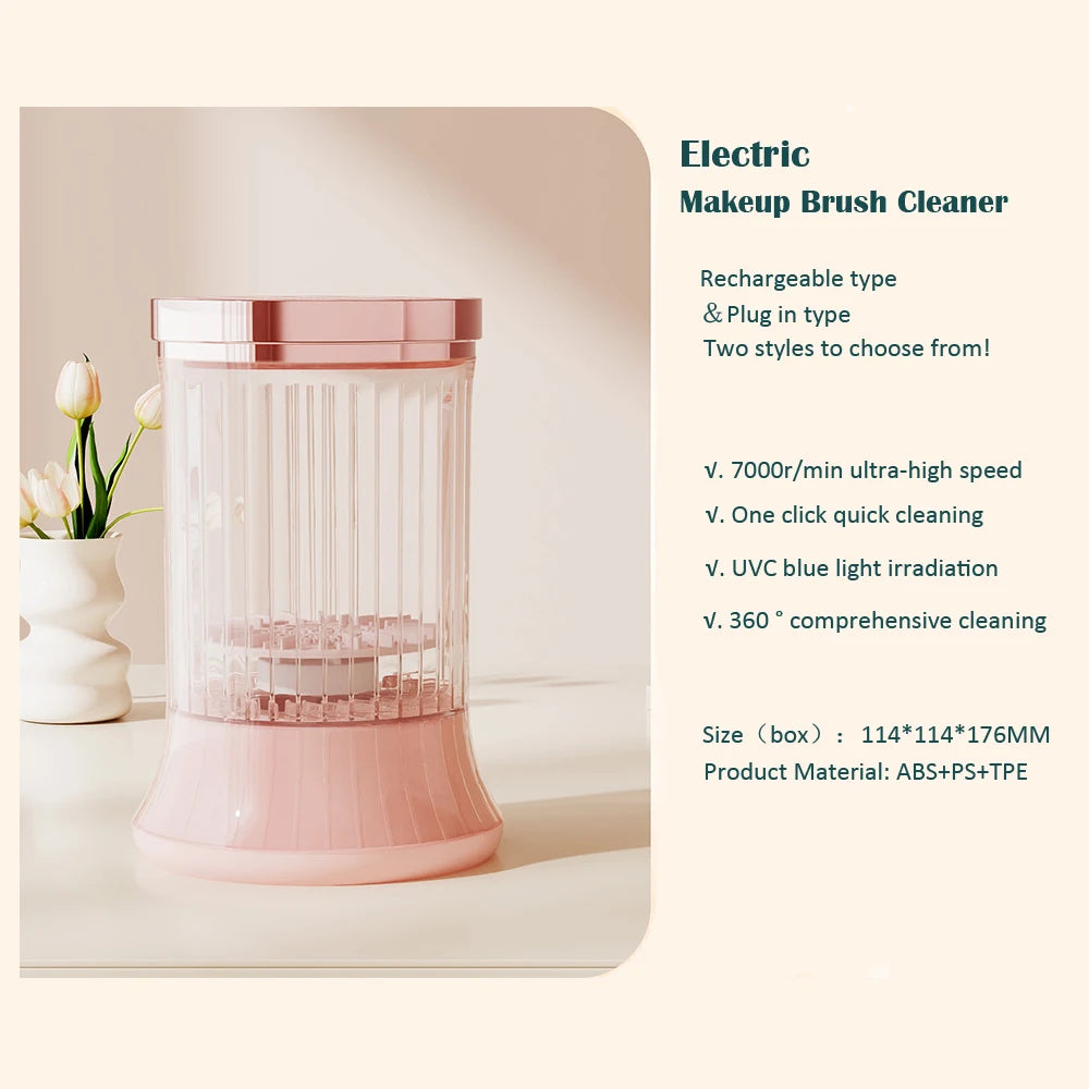 Velora™ Pro USB Rechargeable Makeup Brush Cleaner - Automatic Deep Cleaning Tool