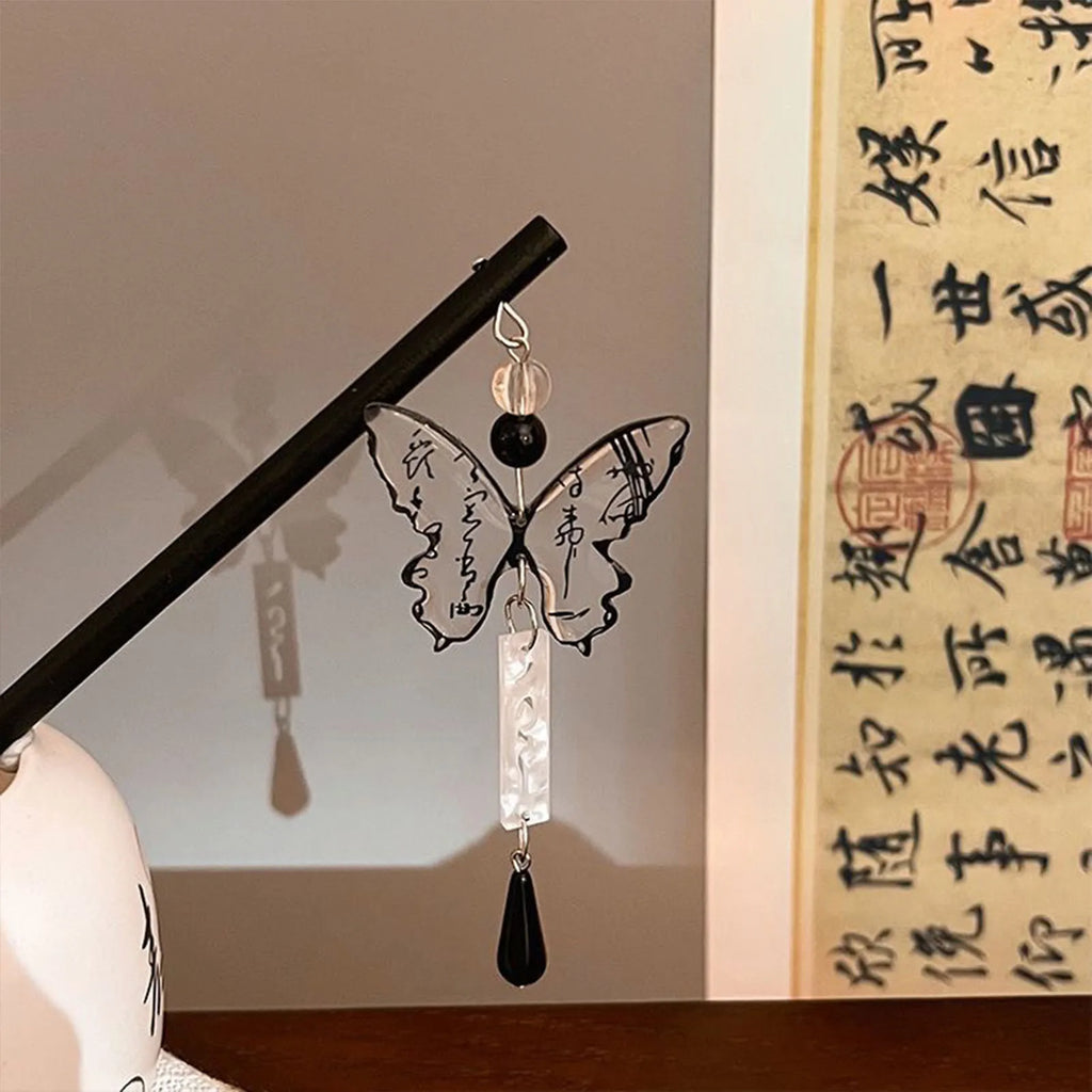 Vintage Butterfly Tassel Hairpin for Women Girl