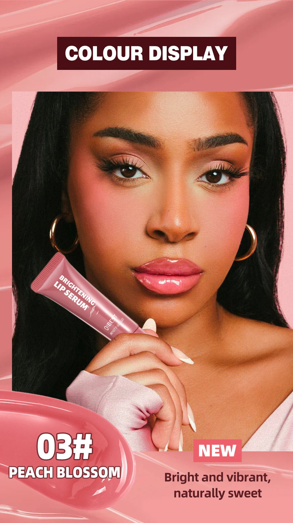 Velora™ Mirror Pearl Lip Gloss - Long-Lasting Moisturizing Jelly Lip Glaze