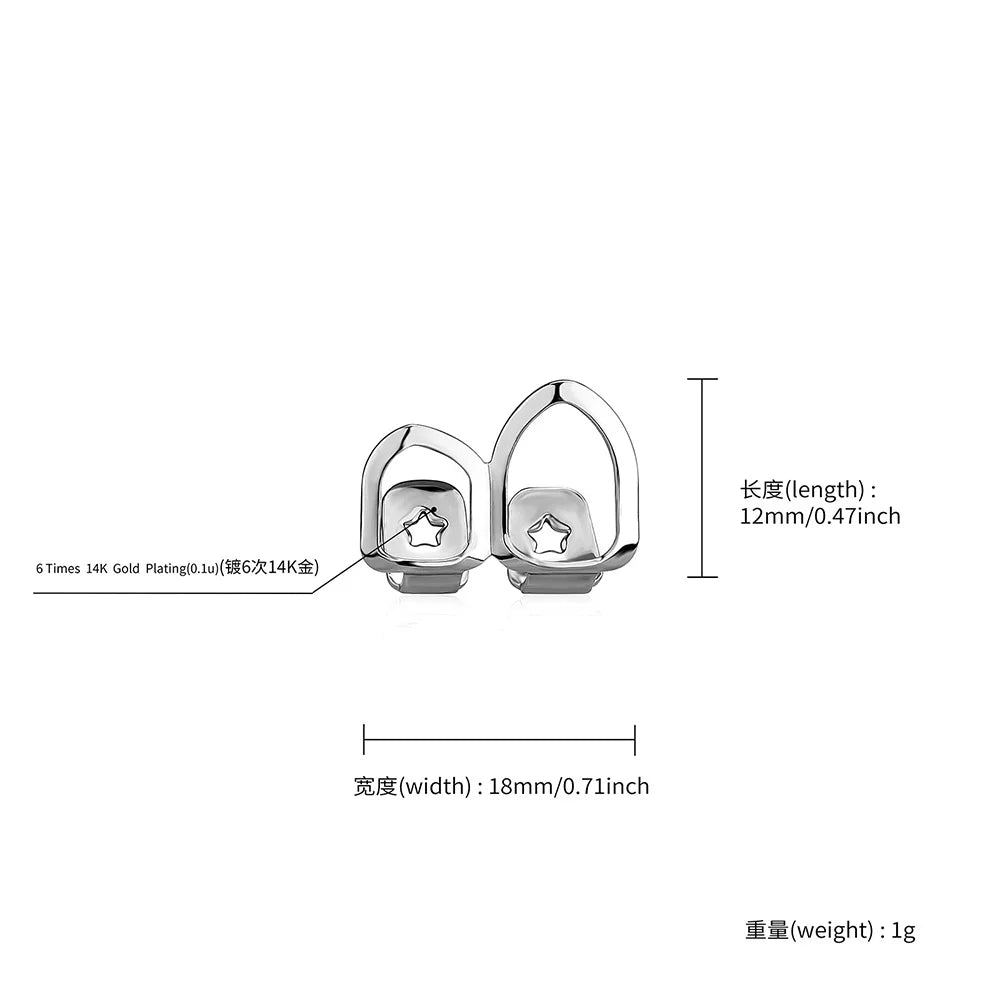 Zircon Tooth Caps Dental Grills For Women Men Jewelry