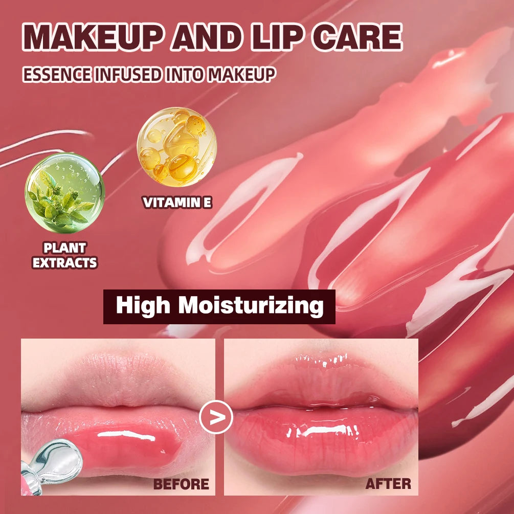 Velora™ Mirror Pearl Lip Gloss - Long-Lasting Moisturizing Jelly Lip Glaze