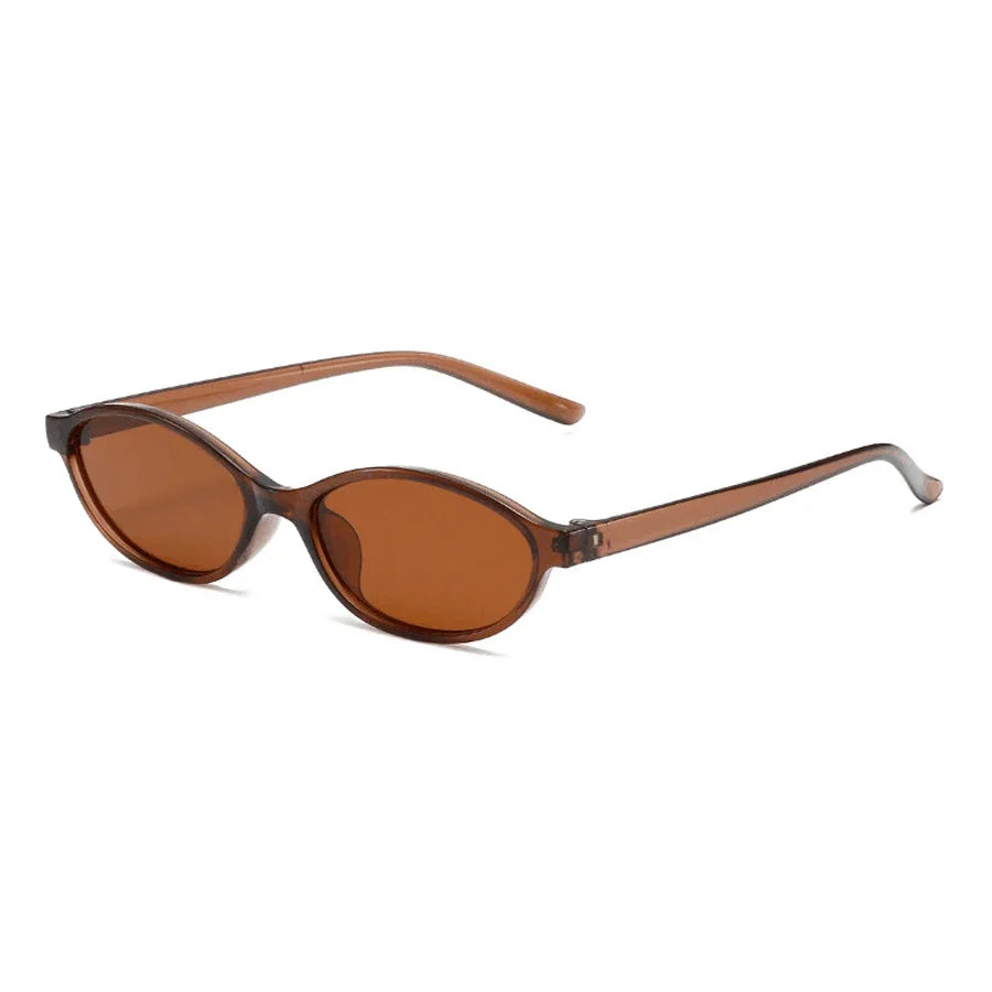 Sexy Small Oval Women's Sunglasses 2026 New Fashion Leopard Brown Hot Sun Glasses Female Retro Colorful Shade Eyeglass