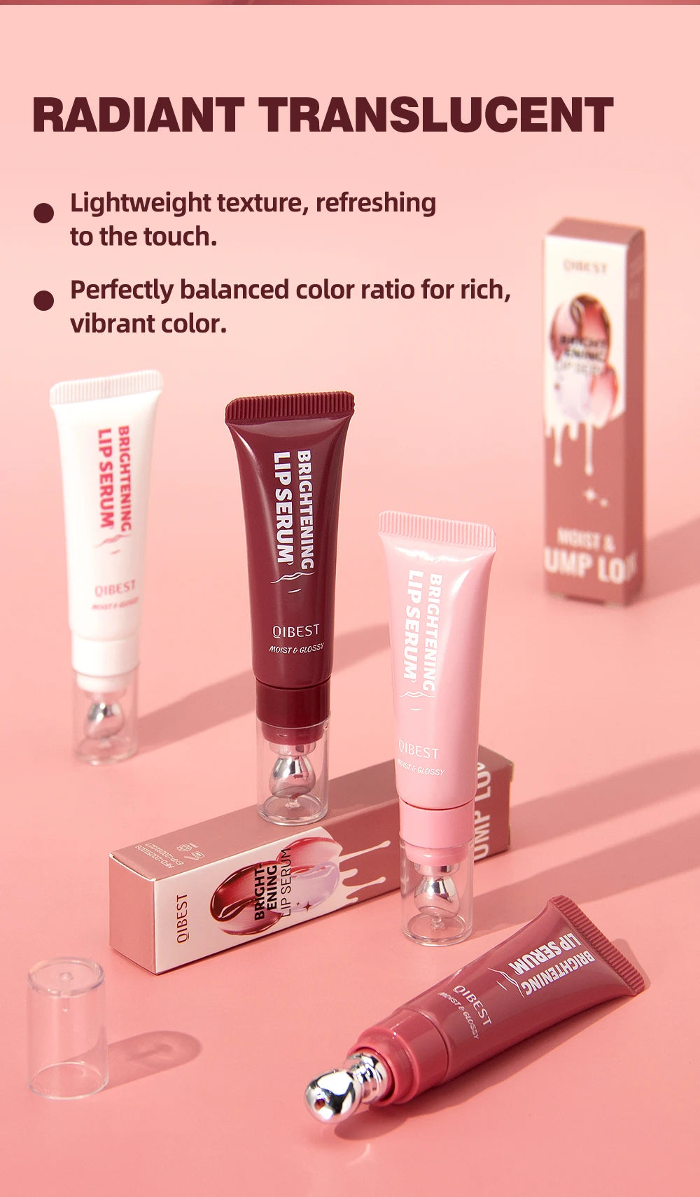 Velora™ Mirror Pearl Lip Gloss - Long-Lasting Moisturizing Jelly Lip Glaze