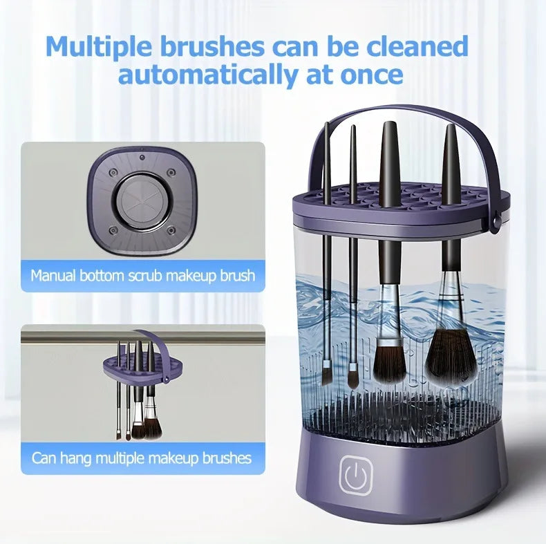 Velora™ Pro USB Rechargeable Makeup Brush Cleaner - Automatic Deep Cleaning Tool