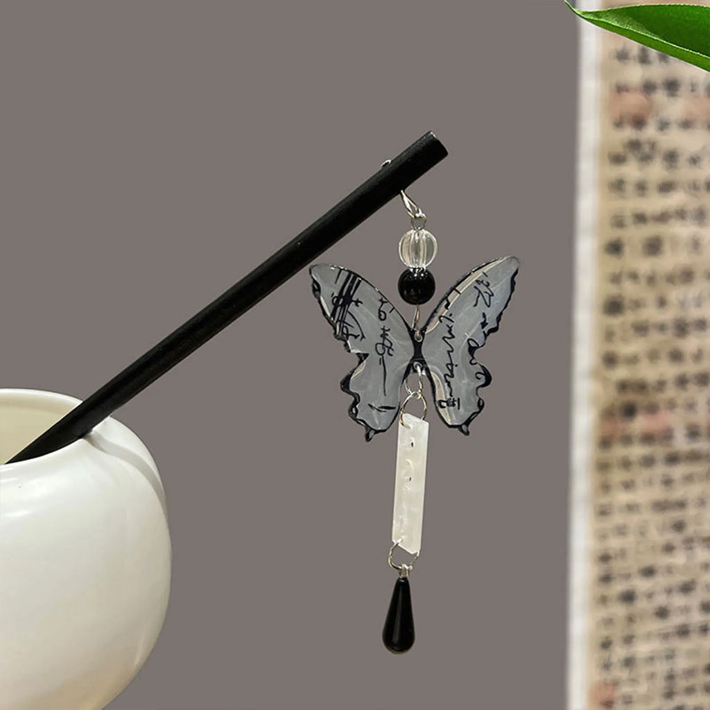 Vintage Butterfly Tassel Hairpin for Women Girl