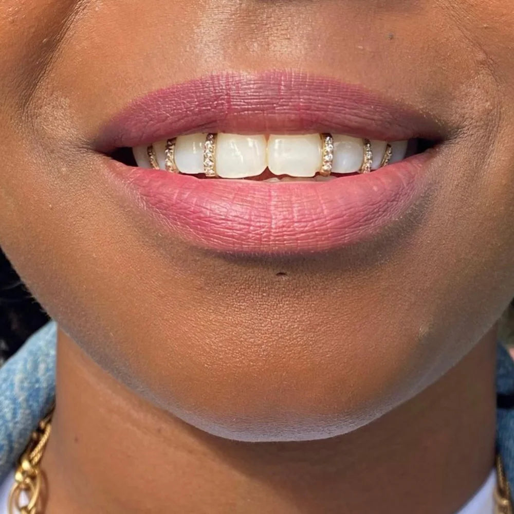 Zircon Tooth Caps Dental Grills For Women Men Jewelry