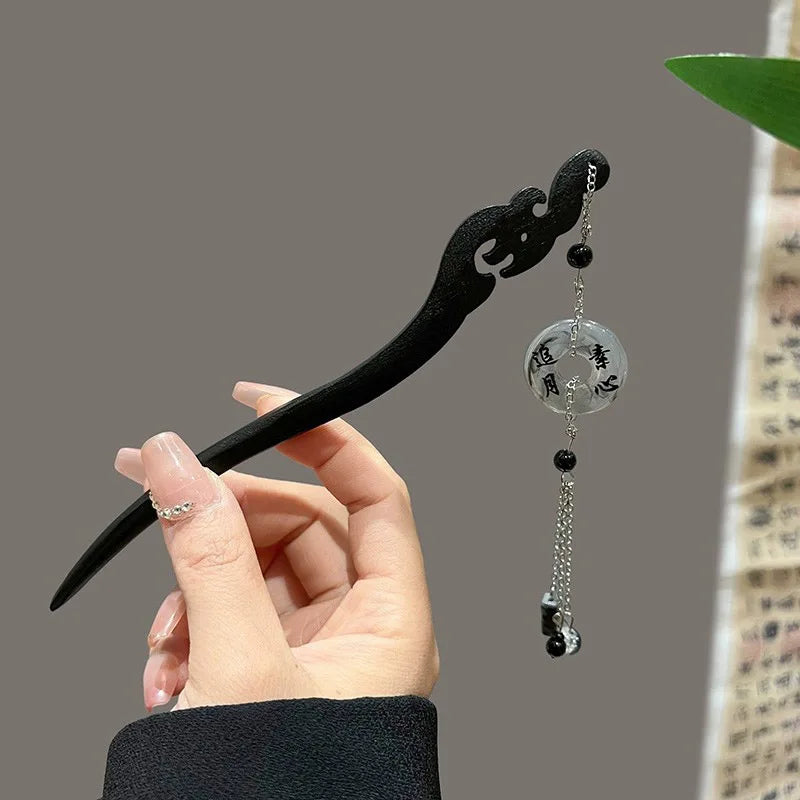 Vintage Butterfly Tassel Hairpin for Women Girl