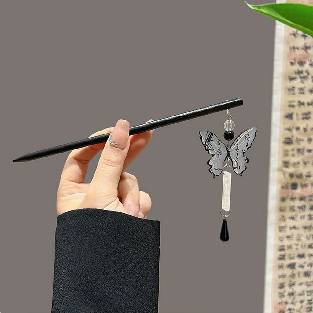 Vintage Butterfly Tassel Hairpin for Women Girl