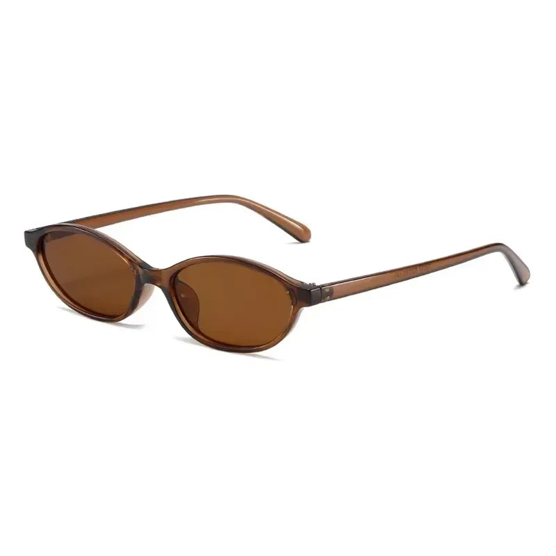 Sexy Small Oval Women's Sunglasses 2026 New Fashion Leopard Brown Hot Sun Glasses Female Retro Colorful Shade Eyeglass