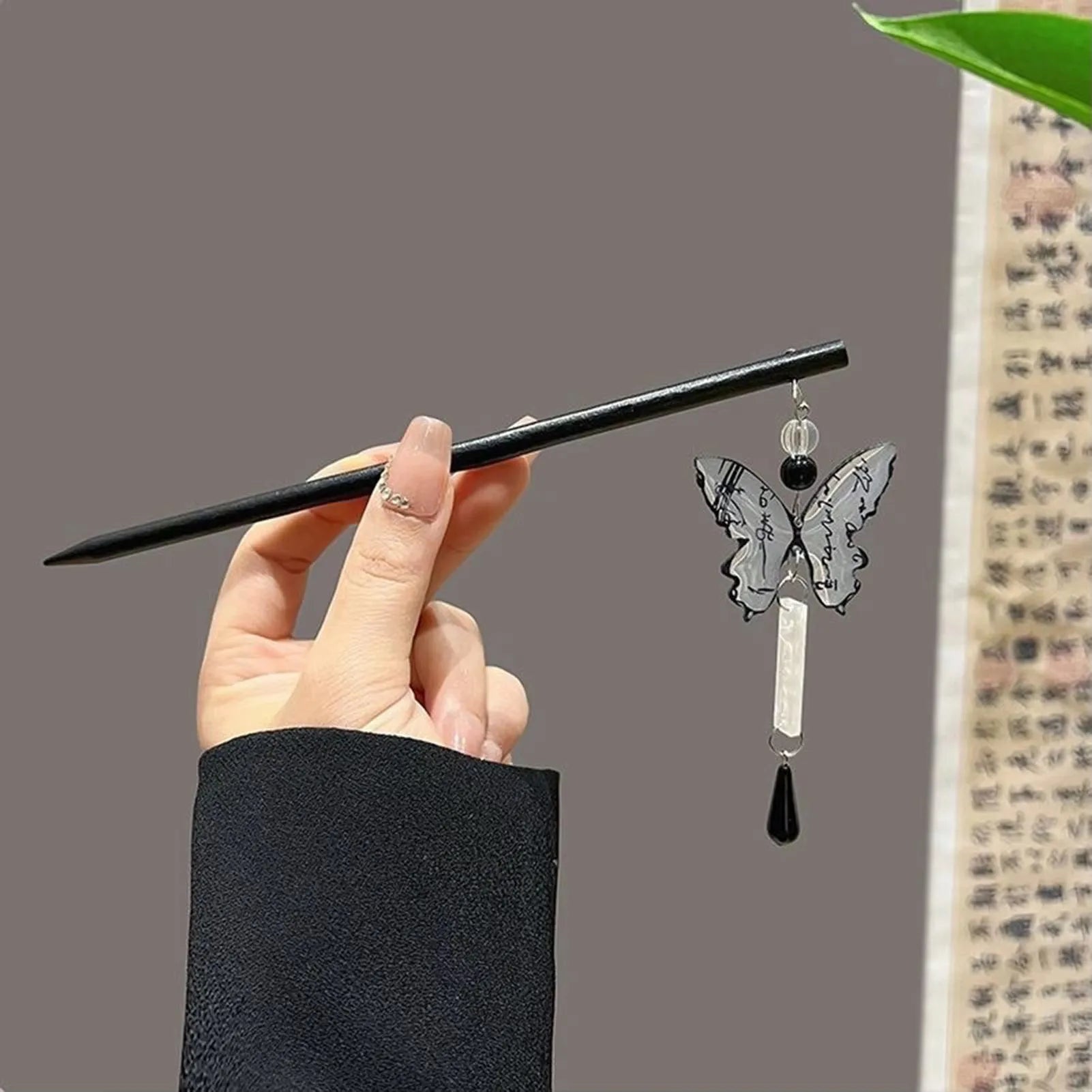 Vintage Butterfly Tassel Hairpin for Women Girl