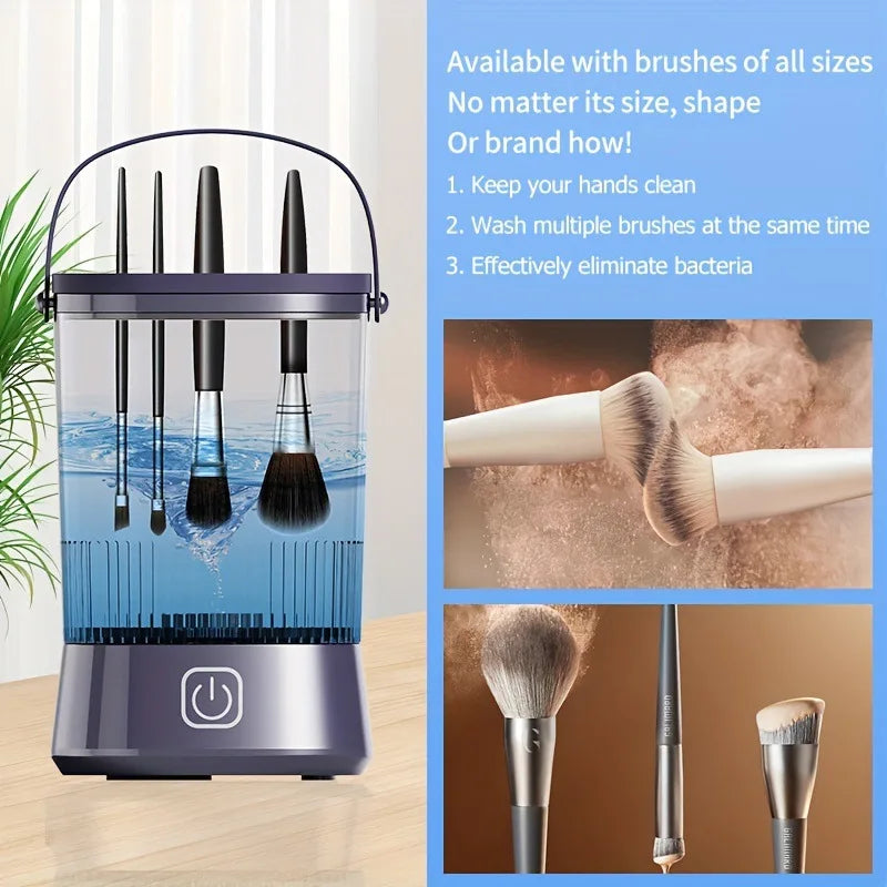 Velora™ Pro USB Rechargeable Makeup Brush Cleaner - Automatic Deep Cleaning Tool