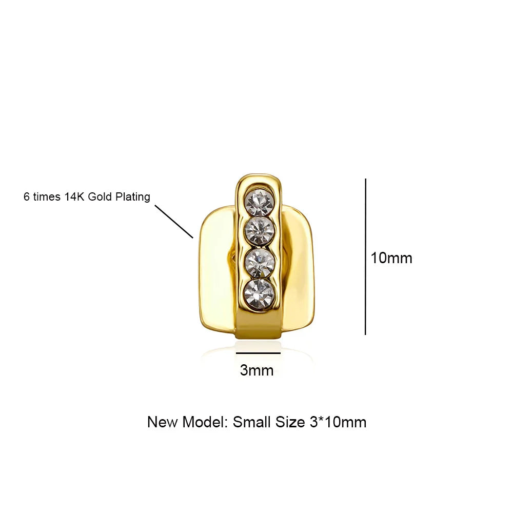 Zircon Tooth Caps Dental Grills For Women Men Jewelry